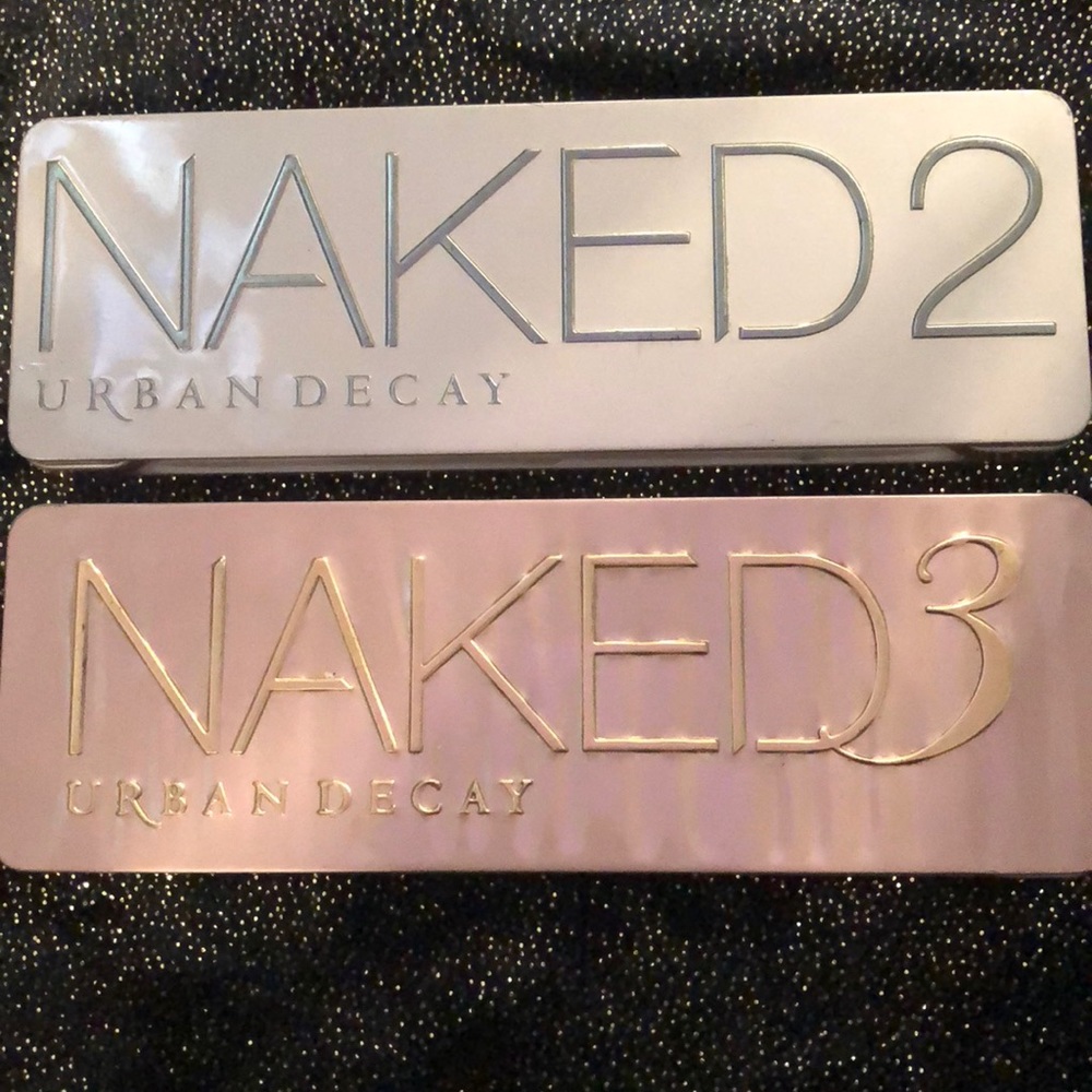 Urban decay naked 2 and 3 pallet